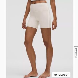 Women's Cream Shorts